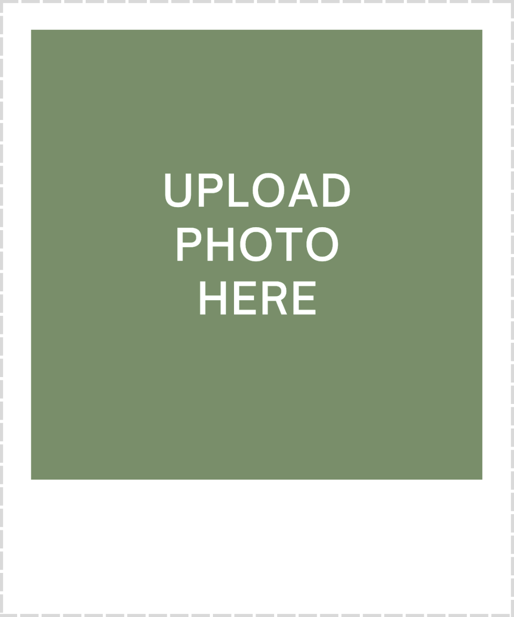Vintage Polaroid Custom Photo Magnet