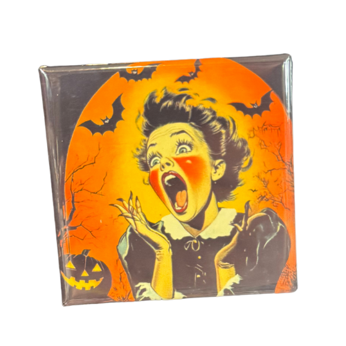 Screaming Vintage Ladies Magnet Evie