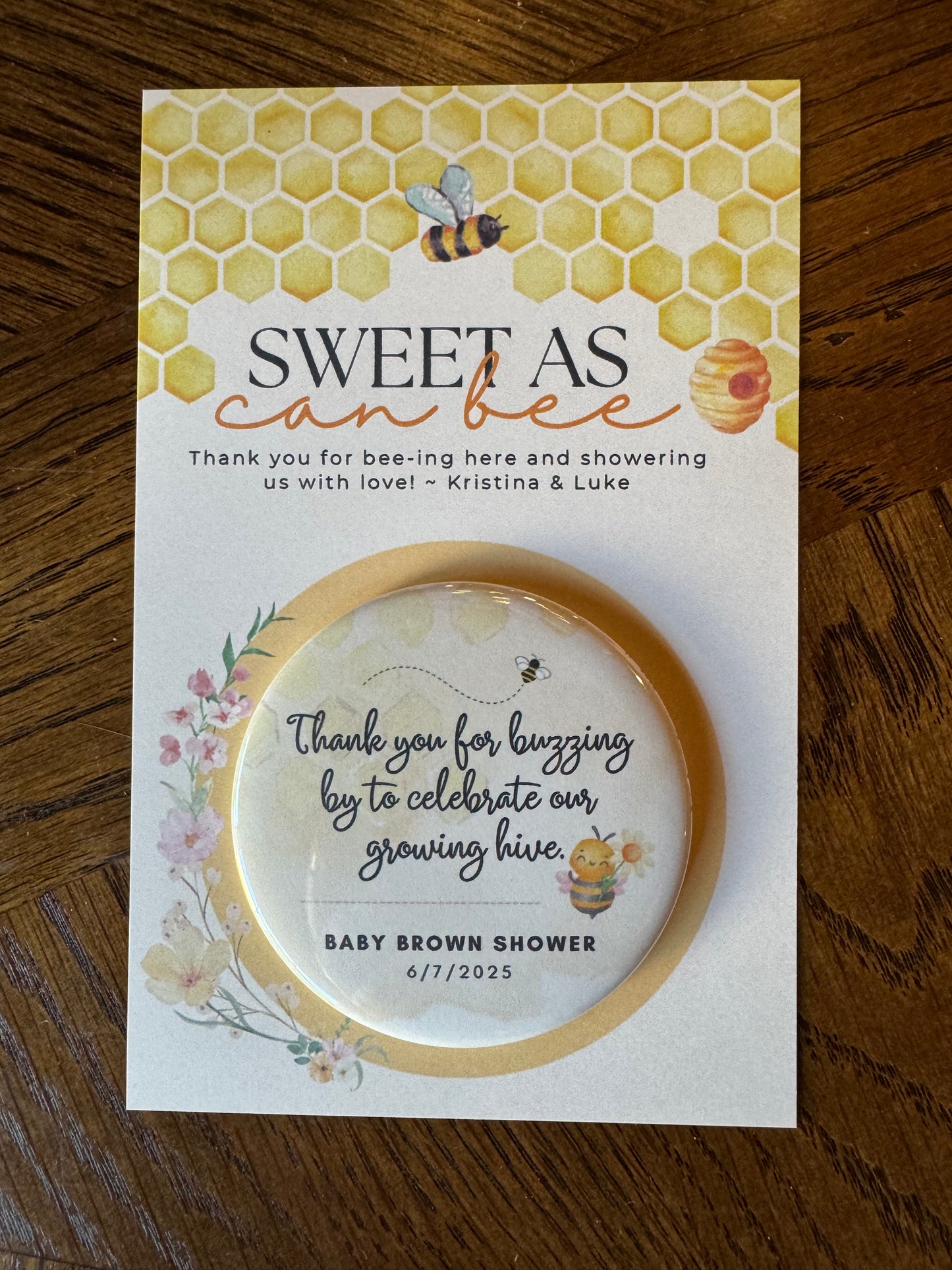 Custom Magnet Party Favors – Personalized Photo or Designed Keepsake (Baby Shower, Retirement & More)