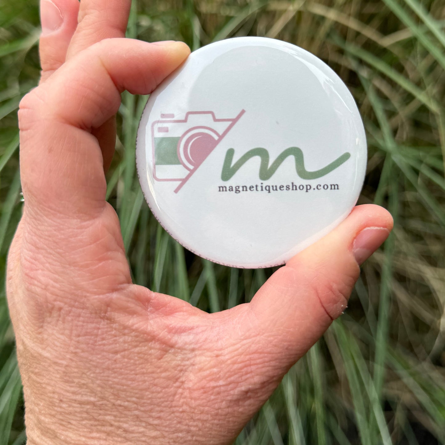 2.5" Round Custom Photo Magnet