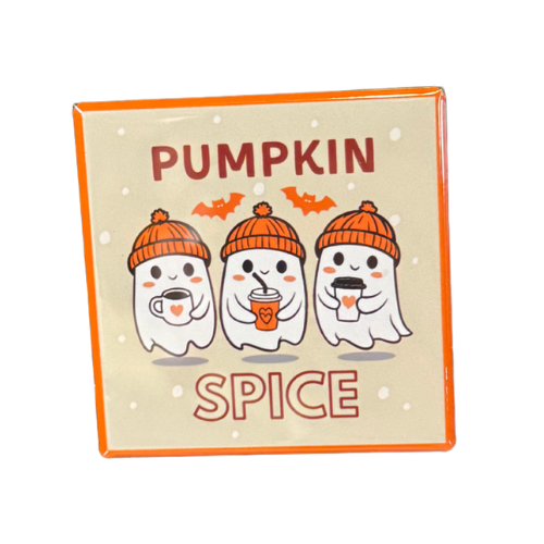 Pumpkin Spice Cute Ghosts Magnet