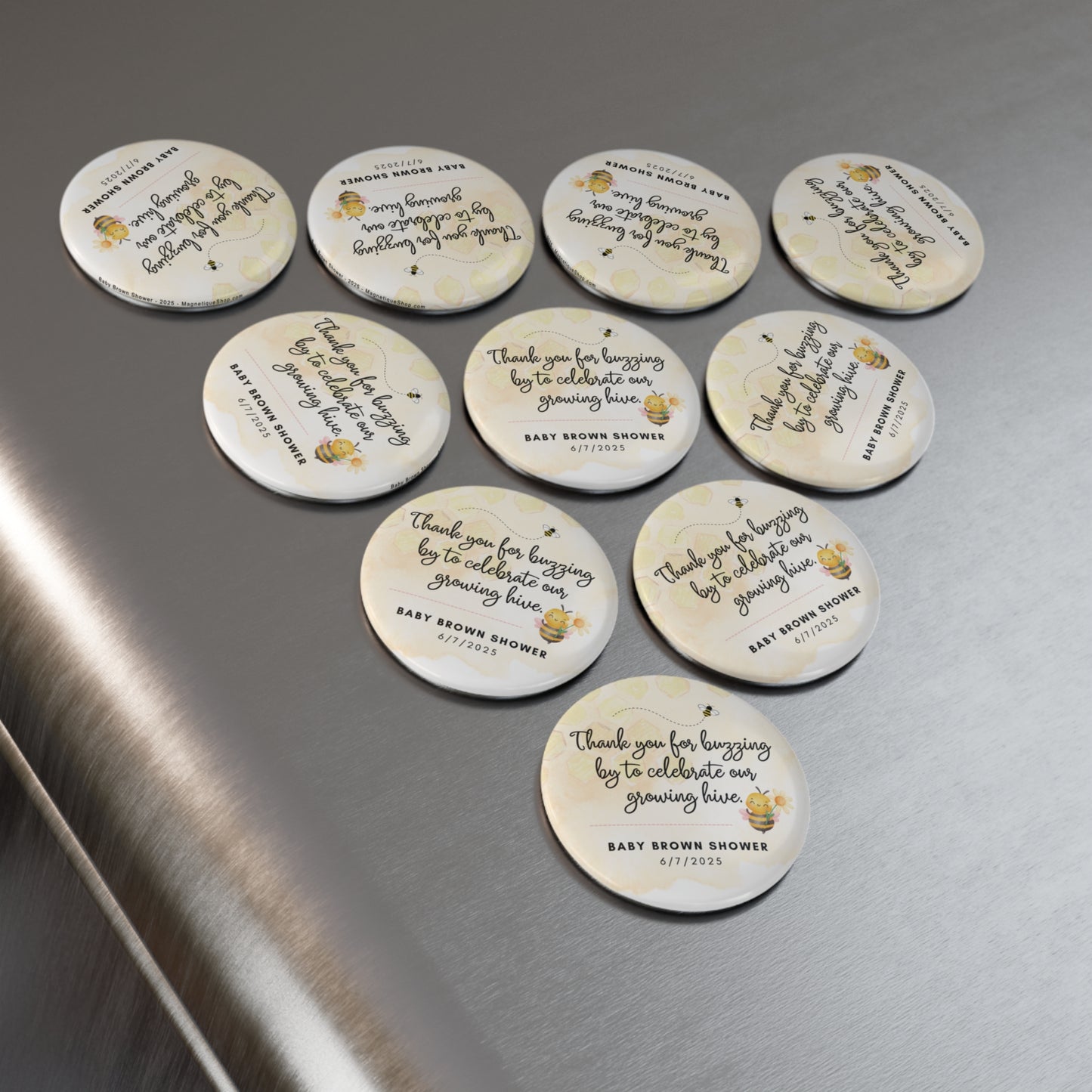 Custom Magnet Party Favors – Personalized Photo or Designed Keepsake (Baby Shower, Retirement & More)
