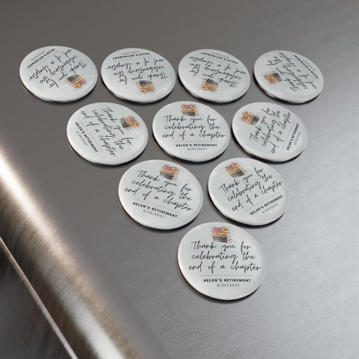 Custom Magnet Party Favors – Personalized Photo or Designed Keepsake (Baby Shower, Retirement & More)